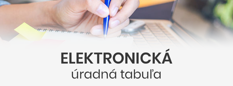 Elektronická úradná tabuľa